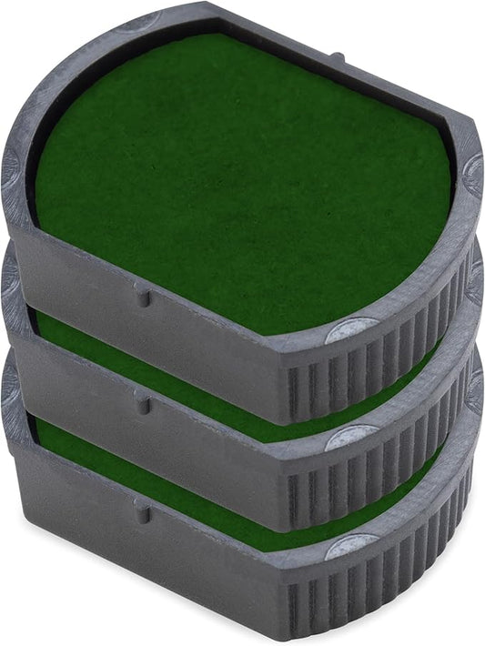 E/R17 Replacement Pad Compatible for 2000 Plus Printer R17 - Water Based - Pack of 3 - Green