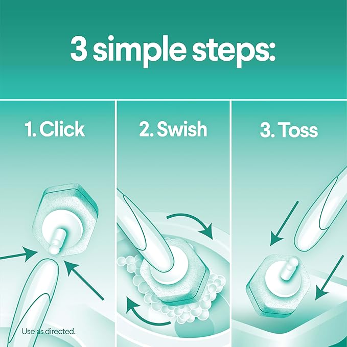 Clorox ToiletWand Toilet Cleaner Refills, Toilet brush, Rainforest Rush, 20 Count