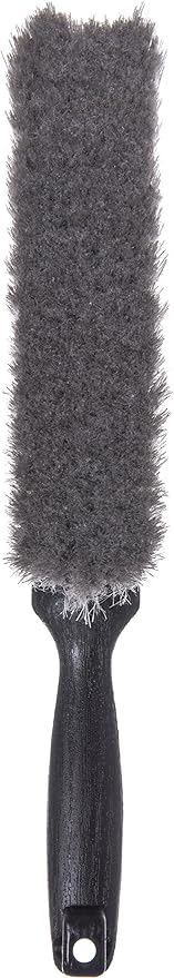 SPARTA Flo-Pac Counter Brush, Bench Brush, Dustpan Brush with Flagged Bristles for Counters, Floors, And Fireplace, 8 Inches, Gray, (Pack of 12)