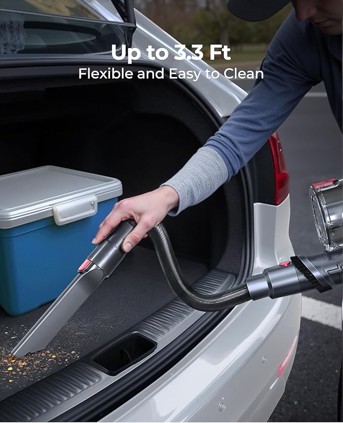 Cordless Vacuum Cleaner 650W/55Kpa, Stick Vacuum Cleaners 70 Mins Max Runtime with Charging Dock, Self-Standing Handheld Vacuum with Touch Display, 6-in-1 Vacuum Cleaner for Carpet/Hard Floor/Pet Hair
