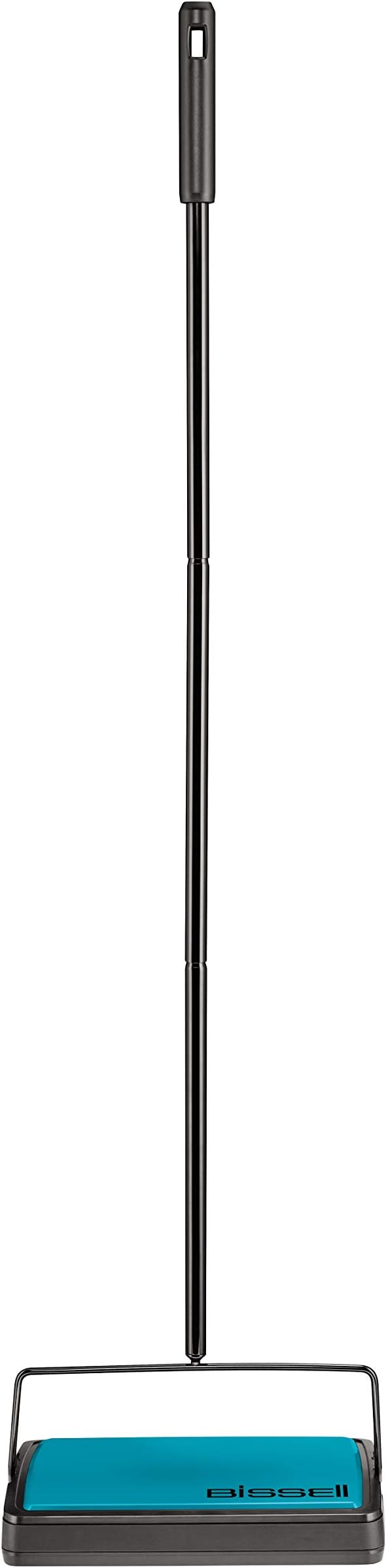 Bissell Easy Sweep Compact Carpet & Floor Sweeper, 2484A, Teal