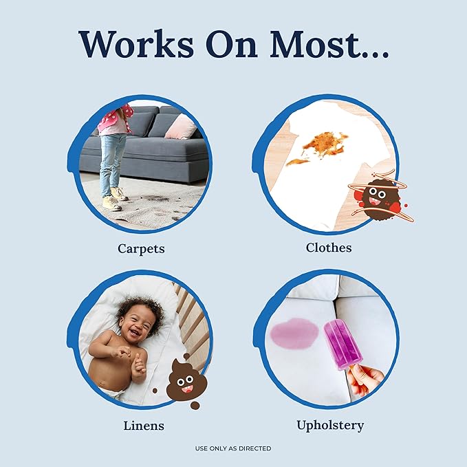 Miss Mouth's Messy Eater Stain Treater - 16oz Refill - Newborn & Baby Essentials - No Dry Cleaning Food, Grease, Coffee Off Laundry, Underwear, Fabric