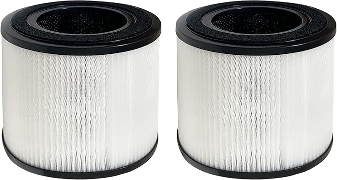 3069/3389 Premium True Hepa Replacement Filter Compatible with BISSELL MYair Pro & Hub Air Purifier Models 3139A 3139B B0195 2905A 3179A Includes 2 Replacement Filters.