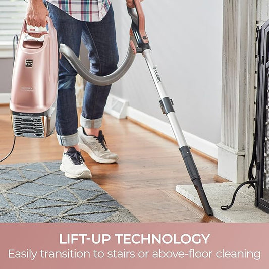Kenmore BU4050 Intuition Bagged Upright Vacuum, liftup Cleaner with Hair Eliminator brushroll, pet Handi-Mate for Carpet, Hard Floor, Rose Gold
