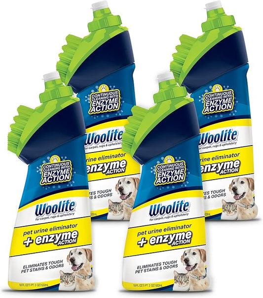 Bissell Woolite Pet Urine Eliminator with BrushHead, 4PK, 3773L
