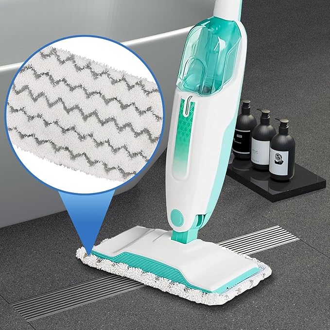 8 Pack Thickened Shark Steam Mop Replacement Pads, Durable Microfiber Mop Pads Compatible with Shark S1000/S1000A/S1000C/S1000WM/S1001C, Washable Pads for Pet Owners and Families with Kids