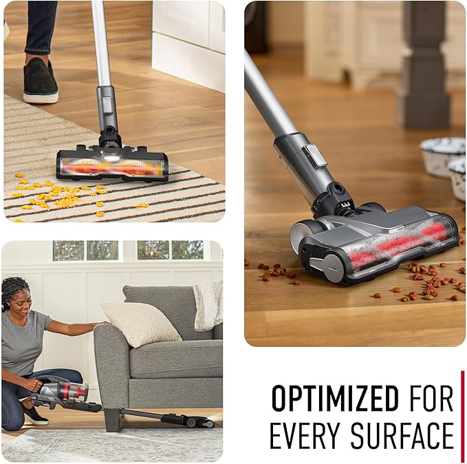 Hoover ONEPWR WindTunnel Emerge Cordless Stick Vacuum Cleaner, Lightweight Stick Vac, Powerful and Quiet Cleaning, Self Standing (Renewed)