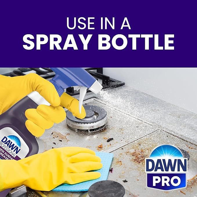 P&G Professional DAWN Kitchen Surface Degreaser - 32 Oz (Case of 6) - For Removing Tough Grease Found in Commercial Kitchens & Food Service (Packaging May Vary)