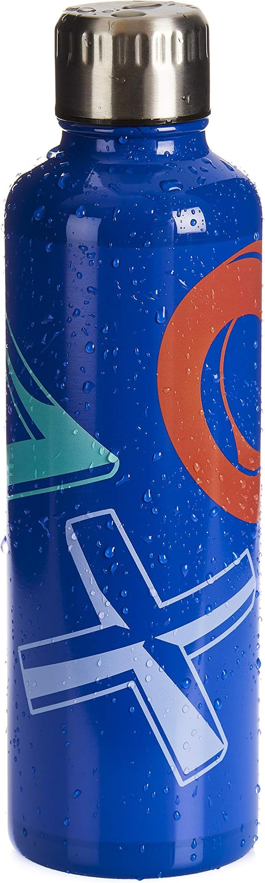 Paladone Playstation Water Bottle, Metal Sports Bottle