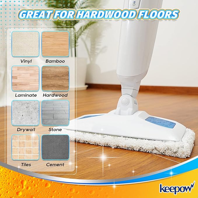 KEEPOW 5 Pack 1940 Pads Compatible with Bissell Powerfresh 1806 1940 1544 1440 2075A 2685A 1940W 19404 Series, Model 19402 19408 1940a 1940f 1940q 1940t B0006 B0017, Part #5938#203-2633