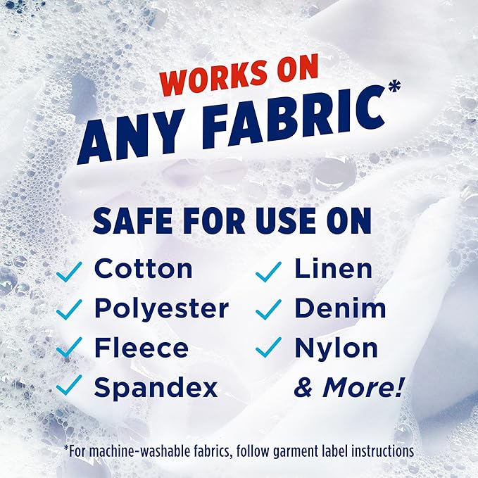 OxiClean Max Force Advanced Stain Remover Liquid, Color-Safe, Bleach-Free Kids and Baby Essential, Use with Detergent to Remove Messy Stains like Berries, Juice, Mud, Grass, 45 Fl Oz