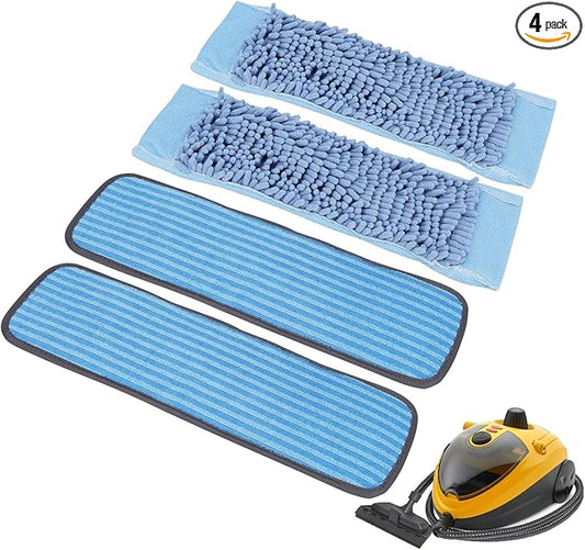 Microfiber Steam Mop Pads Compatible with Wagner Spraytech Steam Cleaner(905e, 915e, 925e), Washable & Reusable Microfiber Steam Mop Cloth