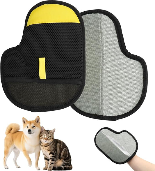 Pet Hair Removal Glove for Dogs and Cats,1 PCS Upgraded Double Sided Electrostatic Pet Hair Removal Gloves,Reusable Pet Cat Dog Hair Remover Gloves for Couch,Carpet,Bed Sheets,Blankets,Clothes