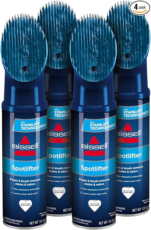 Bissell Spot and Stain Fabric and Upholstery Cleaner Brush Head - 4 pack, 93519