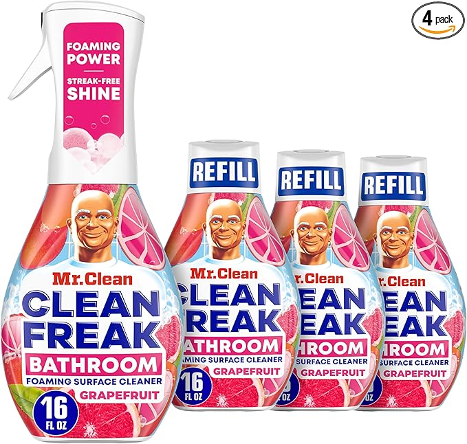 Mr. Clean Clean Freak Bathroom 1 SK + 3 RF Grapefruit