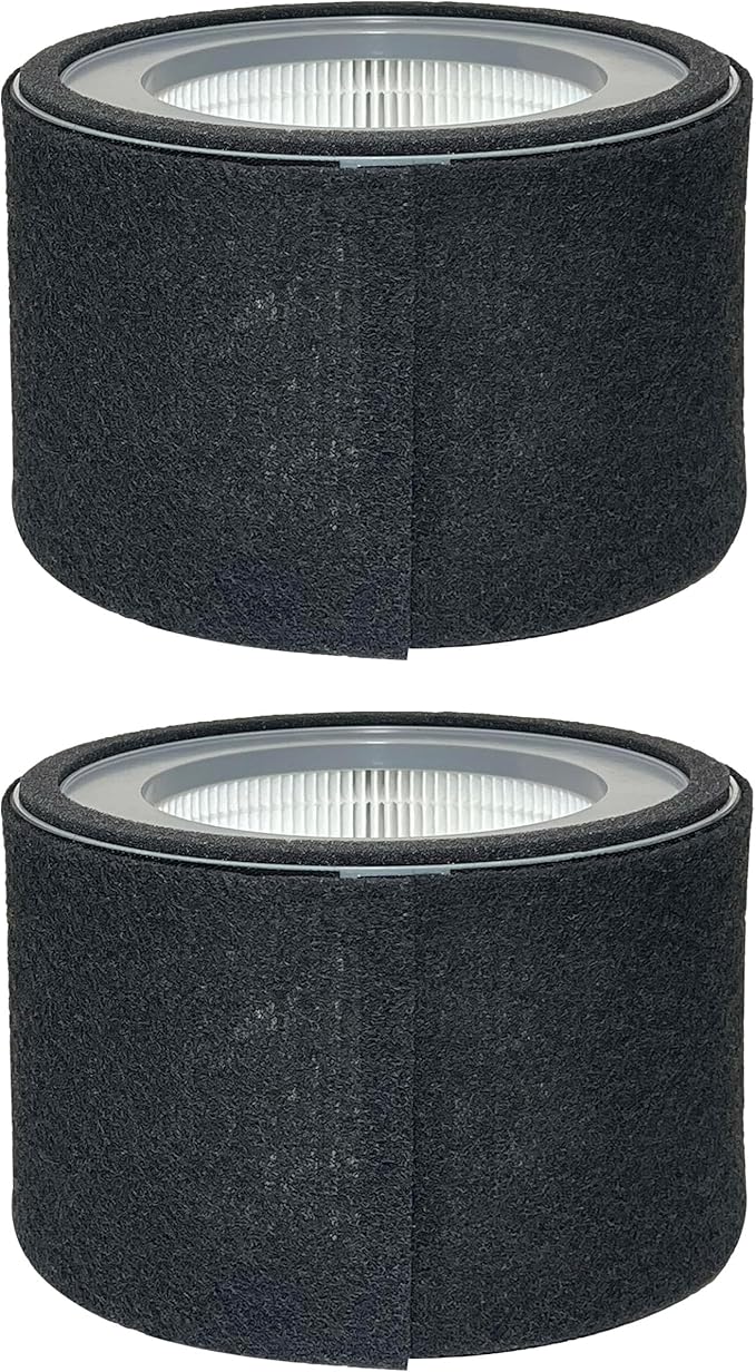 Fette Filter - HS-1946 True HEPA H13 Filter Crane EE-5068 & Jetery JT-8115m Air Purifiers, Part Number HS-1946 Includes 2 High-efficiency True Hepa Replacement Filters.