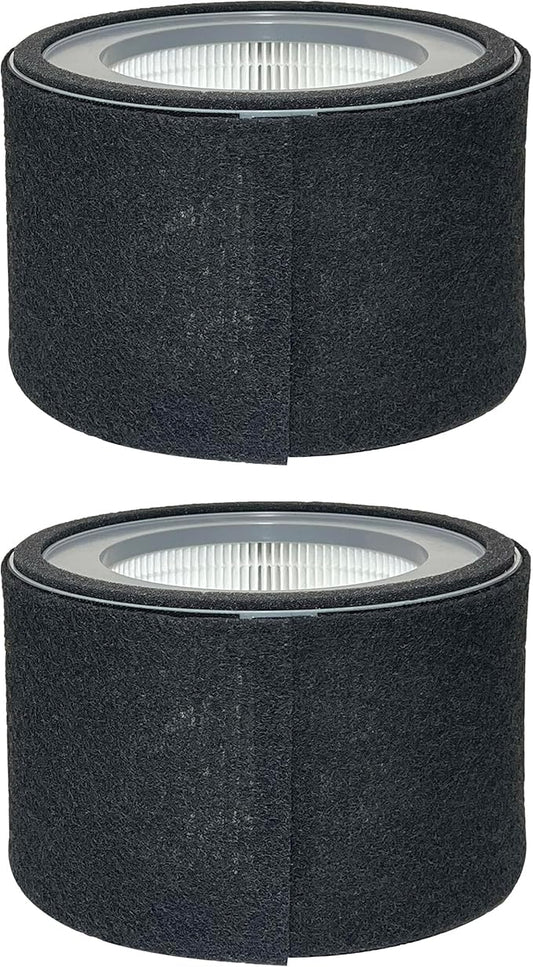 Fette Filter - HS-1946 True HEPA H13 Filter Crane EE-5068 & Jetery JT-8115m Air Purifiers, Part Number HS-1946 Includes 2 High-efficiency True Hepa Replacement Filters.