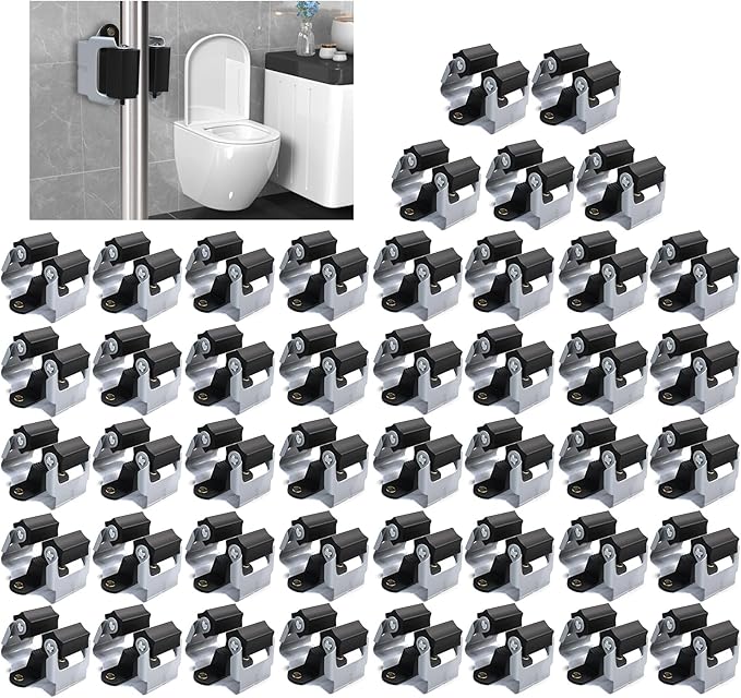 3-H 45 Pack Mop and Broom Holder Big Size Hanging 1 KG Extra,Broom Hanger Wall Mount for Hanging and Organizing Shove Rake Yard Tools in Shed Kitchen Laundry Room Bathroom Garden(Black)