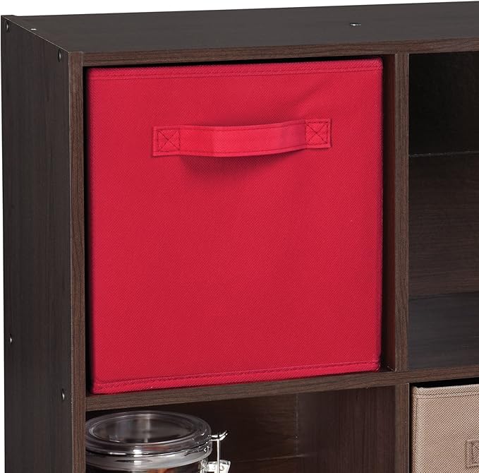 ClosetMaid 18656 Cubeicals Fabric Drawer, Red, 2-Pack