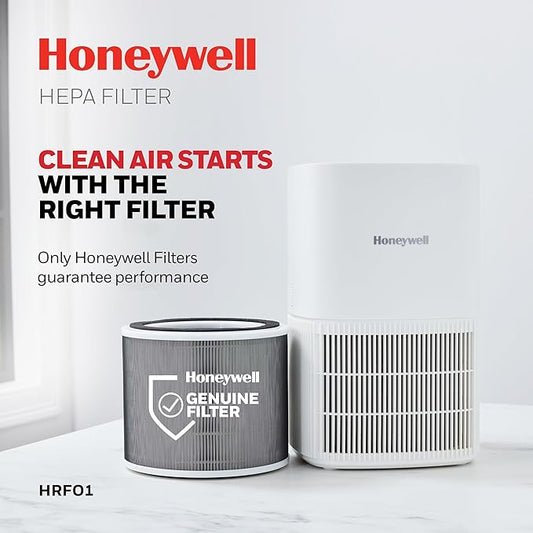 Honeywell Genuine “O” HEPA Air Purifier Filter Replacement for Honeywell Allergen Plus Tabletop Air Purifiers HPA120 & HPA125, 3-in-1 with Pre-Filter, HEPA & Carbon–Captures up to 99.97% of Allergens