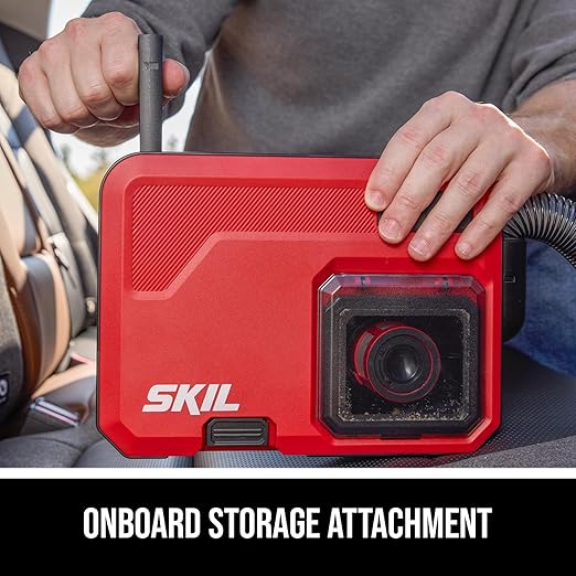 SKIL Brushless Slim Vacuum 20V Kit Including 2.0Ah Battery and USB-C Charger-VA1200D-10