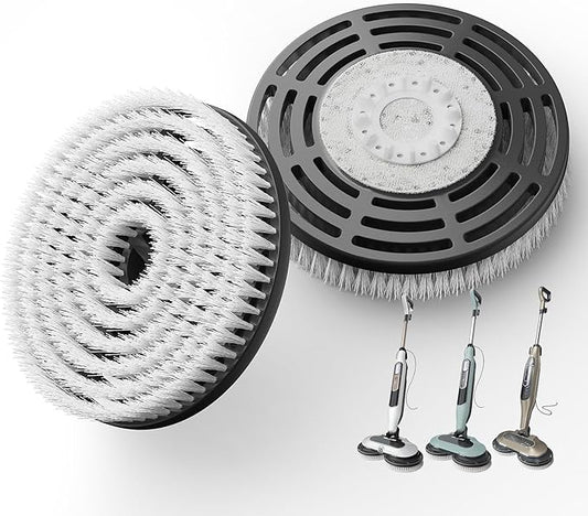 AIR U+ Newly Upgraded Steam Mop Replacement Brush Pads for Shark Steam and Scrub Mop S8201 S8001 S7201 S7000 Series (2 Count)