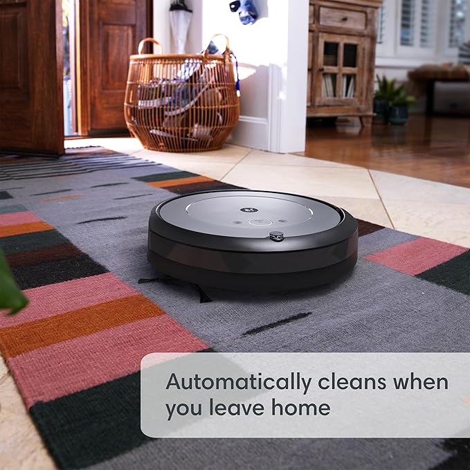 iRobot Roomba Combo i3+ (3574) Robot Vacuum & Mop – Self-Empty for Up to 60 Days, Clean by Room with Smart Mapping, Dual Multi-Surface Brushes for a Thorough Clean, Ideal for Homes with Pets