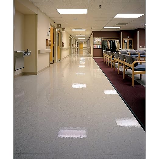 3M Buffer Floor Pad 5100, Red, 20", 5/Case, Removes Soil, Scratches, Scuff, and Black Shoe Heel