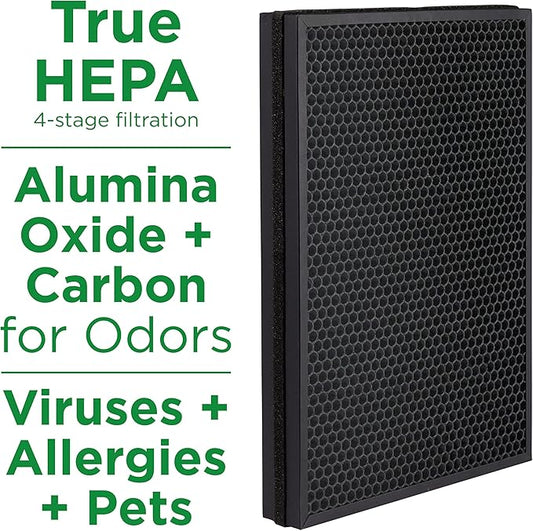 AprilAire RF09550V Virus + Allergy + Pet True HEPA Air Purifier Replacement Filter for AprilAire 9550 Room Air Purifier, Captures Viruses, Allergens, Bacteria, Pet Hair & Dander, Ozone Free