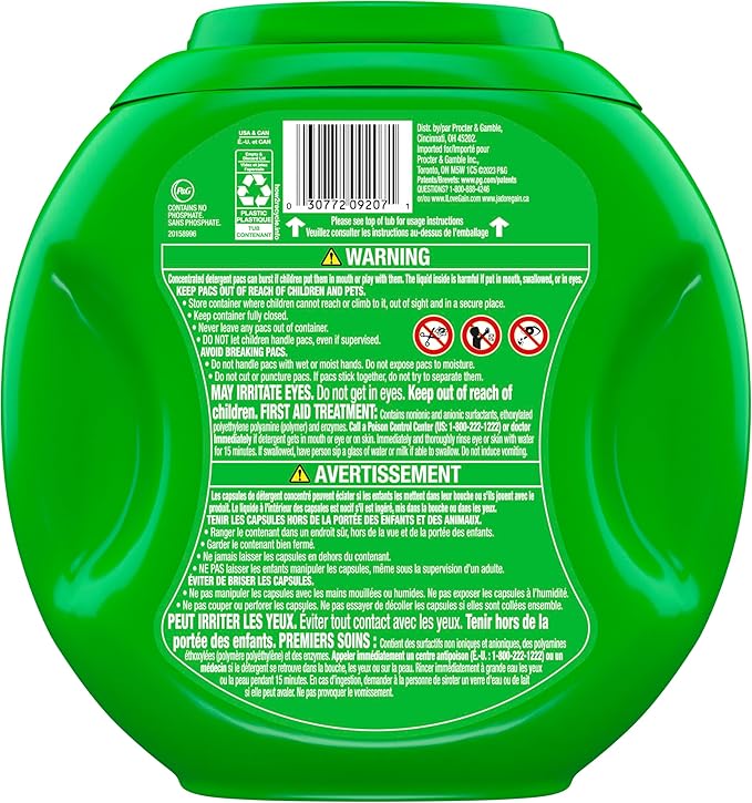 Gain Flings Laundry Detergent Pacs, 76 Count, Original Scent, with Odor Defense, concentrated laundry soap pacs