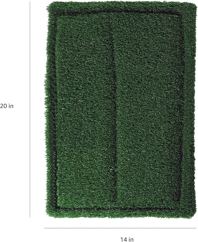 Americo Manufacturing 40291420 Turfscrub Single-Sided Coarse Bristle Brush Type Floor Pads (4 Pack), 14" x 20"