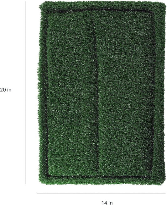 Americo Manufacturing 40291420 Turfscrub Single-Sided Coarse Bristle Brush Type Floor Pads (4 Pack), 14" x 20"