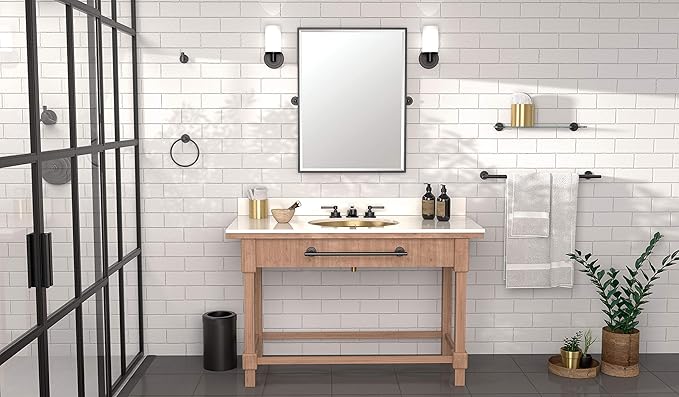 Gatco 4241MX Latitude II, 18" Towel Bar, Matte Black