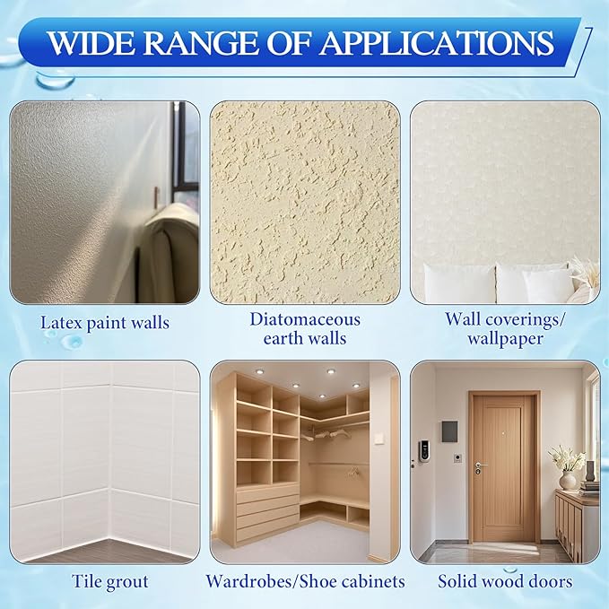 Highly Effective Removal Spray, 8.46 Fl.oz Wall Cleaner Spray, Dirt, Dust And Stain Remover, for Wood, Tile, Fabric, Bathrooms, Kitchens, Long-Term Protection