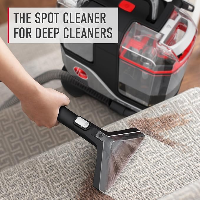 Hoover CleanSlate XL Deep Cleaning Spot Carpet Cleaner Machine, for Carpet and Upholstery, Permanent Stain Remover, Car and Auto Detailer, FH15000V + Hoover CleanSlate 5-Piece Car Cleaning Tool Kit,