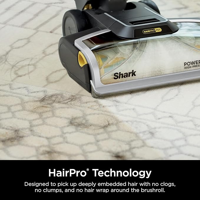 Shark Carpet Xpert Hair Pro with Stain Striker Upright Carpet, Area Rug & Upholstery Cleaner, Carpet Shampooer, 5 Tools, Navy, EX304