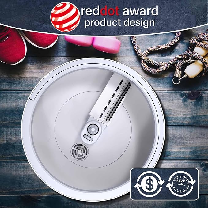 VENETIO Innowellclean Water Filtration Triangle Spin Mop and Bucket Set for Floor Cleaning - Self Wringing/Dry/Wet All-in-One Microfiber Mop System for Home Hardwood, Laminate, Tile (2 Pads)