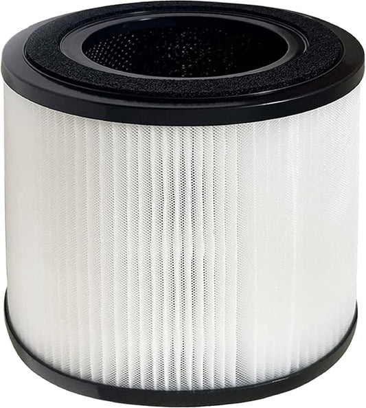 Fette Filter - Filter Compatible with BISSELL MYair Pro Hub and Plus Air Purifier Replacement HEPA and Carbon Filter Part # 3069 and 3389 - Pack of 1