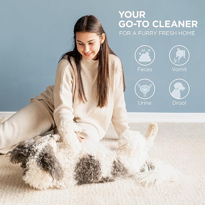 Professional Strength Pet Stain and Odor Eliminator Urine Odor Remover Pet Urine Enzyme Cleaner Enzymatic Cleaner for Dog Urine and Cat Urine Pet Odor Eliminator (32 oz.)