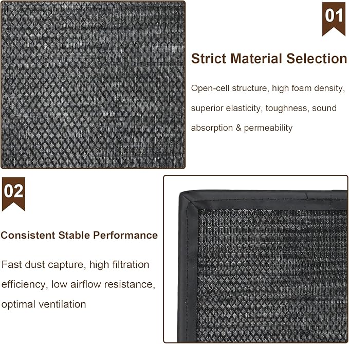 1 Pack Washable Dehumidifier Filter Compatible with Moiswell ME-7 & ME-7S Commercial Dehumidifiers, for Basement, Crawl Space and Home
