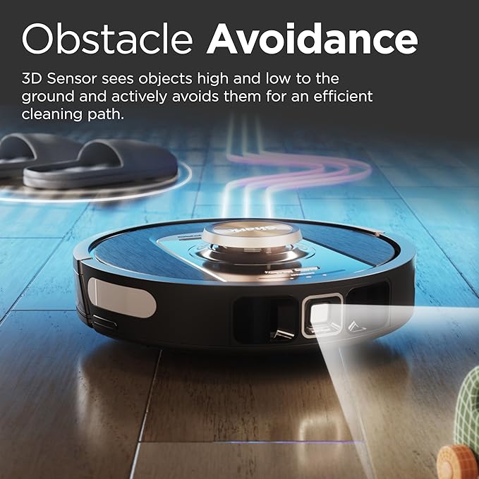 Shark RV2820AE Detect Pro Self-Empty Robot Vacuum, XL 60-Day HEPA Base, Best for Pet Hair, Smart Home Mapping, LiDAR Navigation (Renewed)
