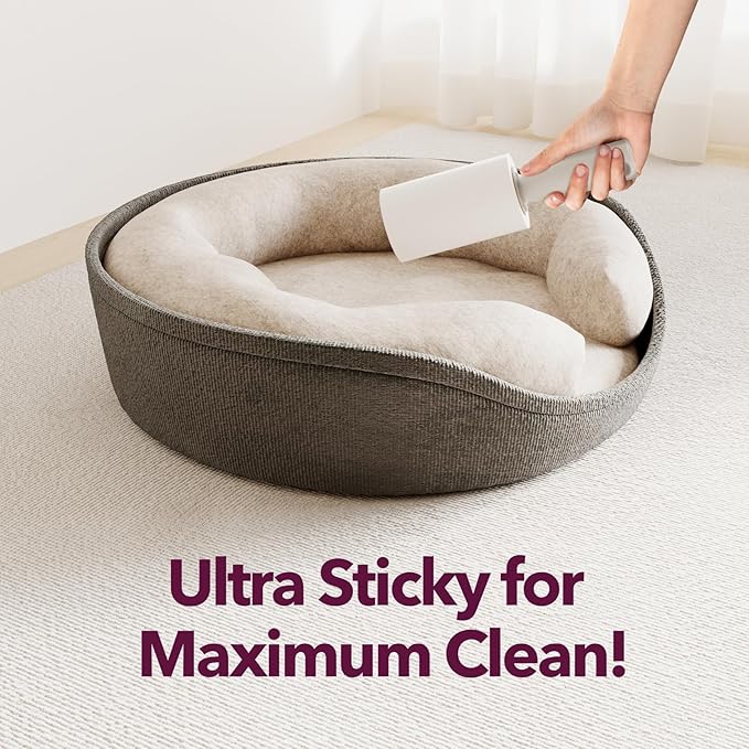 Lint Rollers for Pet Hair Extra Sticky, 880 Sheets Mega Value Set Lint Roller with 4 Upgraded Handles, 8 Rollers Portable Pet Lint Remover for Clothes, Furniture, Carpet, Dog & Cat Hair Removal