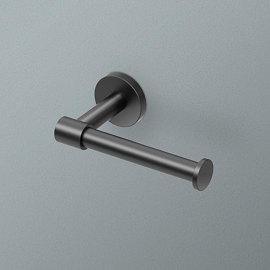 Gatco 4663MX Reveal Euro Toilet Paper Holder, Matte Black | Wall Mounted 7.13" W Euro Style Toilet Tissue Holder for Bathroom