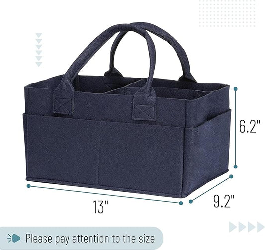 Mr. Pen- Baby Diaper Caddy Organizer, Navy Blue, Car Diaper Caddy, Portable Diaper Caddy, Diaper Organizer for Changing Table, Baby Organizer for Nursery