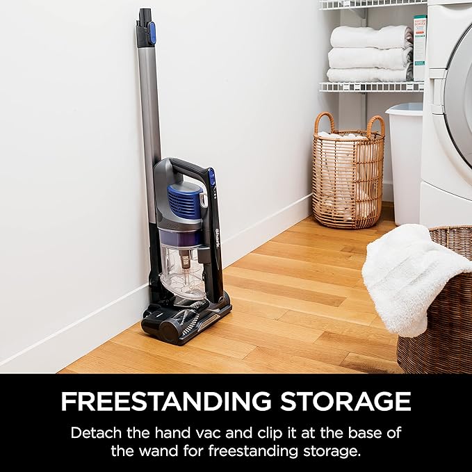 Shark Rocket Lightweight Cordless Stick Vacuum (IX141), 7.5 lbs, Blue Iris (Renewed)