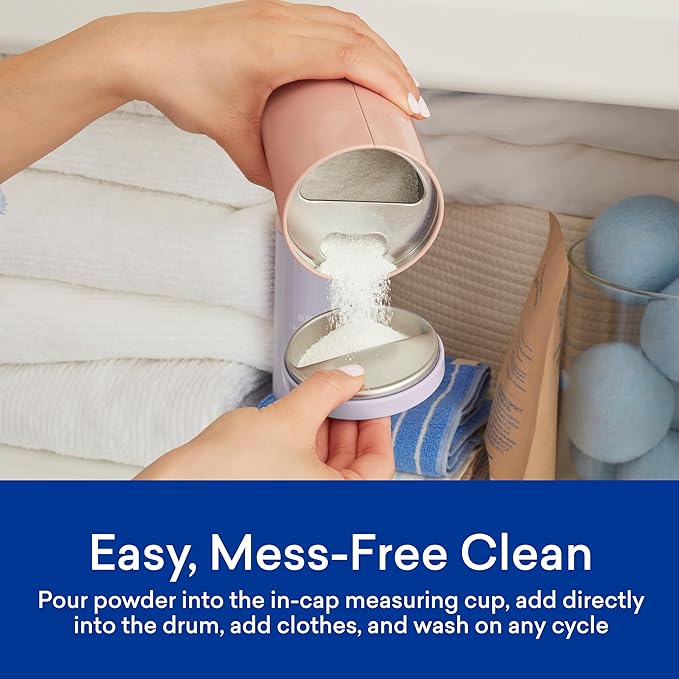 BLUELAND Oxi Laundry Booster Powder Refill 2-Pack, Spring Bloom Scent, 50 Loads, 35.2 oz, Plastic-Free, Eco Friendly, Oxy Cleaner, Stain Remover