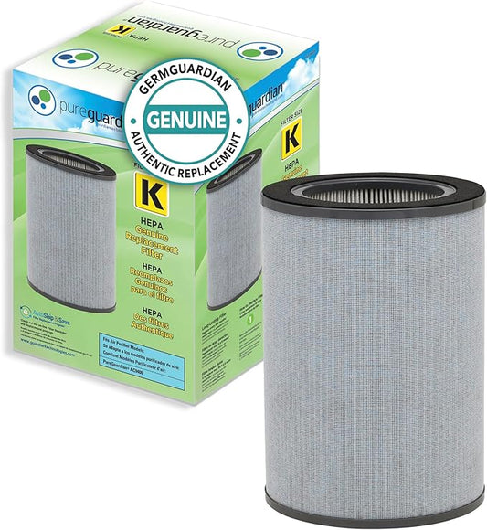 GermGuardian Filter K 360° HEPA Pure Genuine Air Purifier Replacement Filter, Removes 99.97% of Pollutants for Air Purifiers AC9400W and AC9600W, FLT9400
