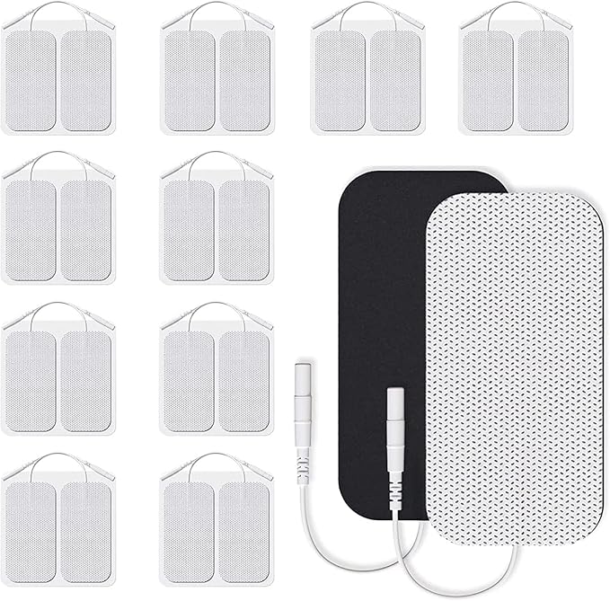 TENS Unit Pads 2X4 20 Pcs Replacement Pads Electrode Patches for Electrotherapy