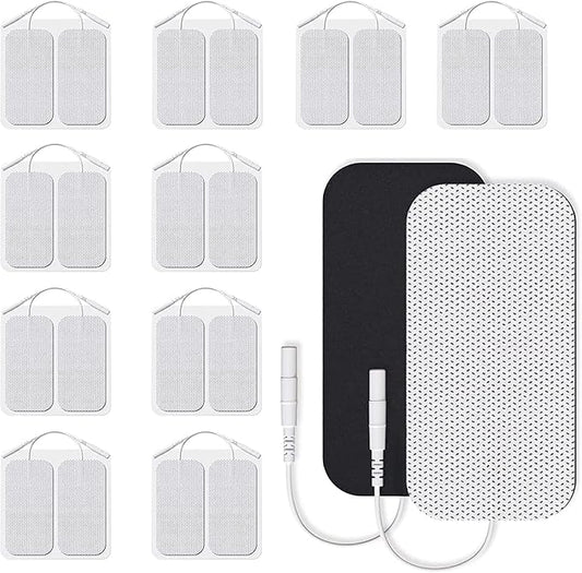 TENS Unit Pads 2X4 20 Pcs Replacement Pads Electrode Patches for Electrotherapy