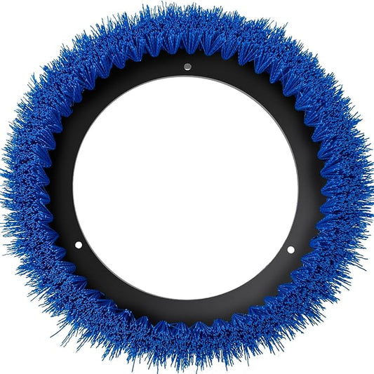 Commercial Scrub Brush for Orbital Floor Scrubber, Compatible with Oreck Orbiter XL ORB550MC, Bissell BGEM9000, 12" Diameter, Medium-Duty Brush, Blue